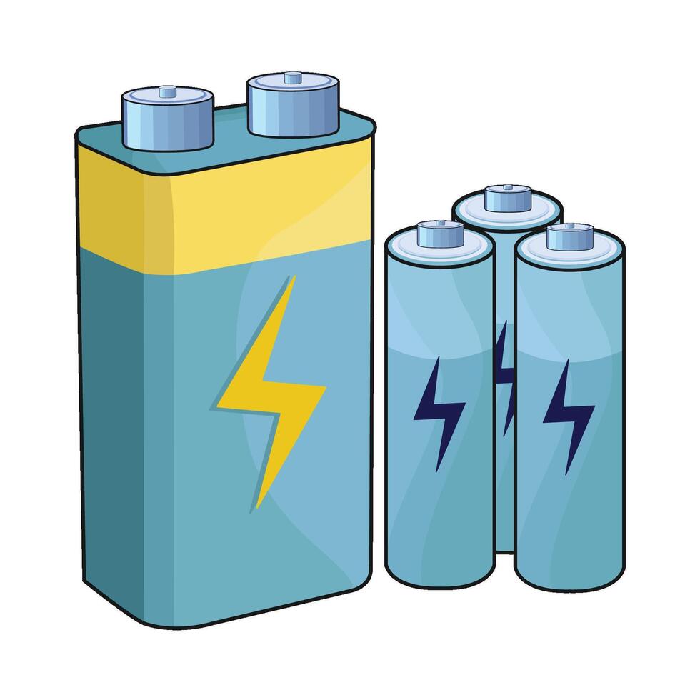 ilustración de la batería vector