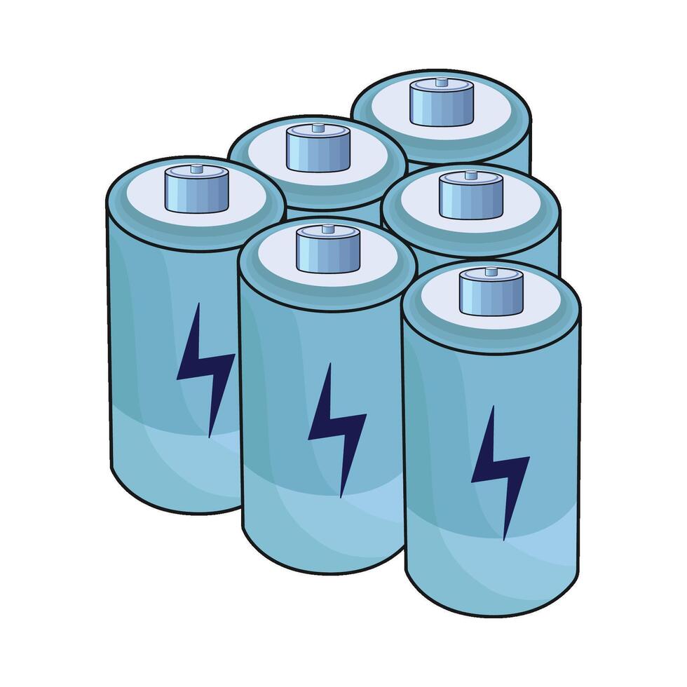 illustration of battery vector