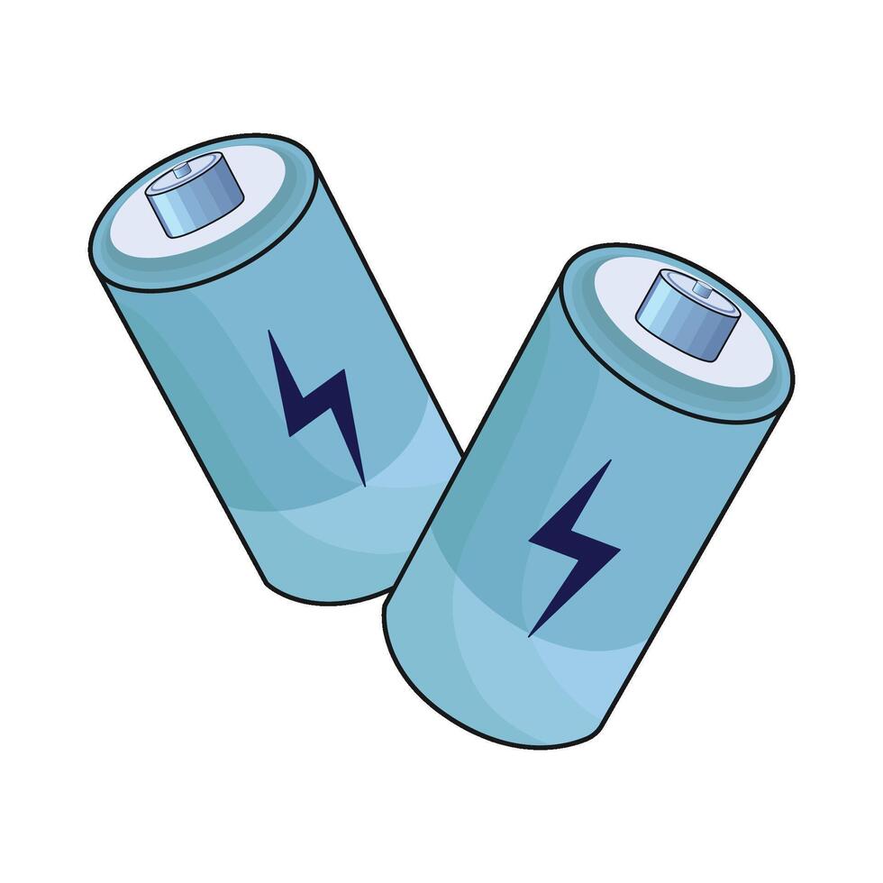 illustration of battery vector