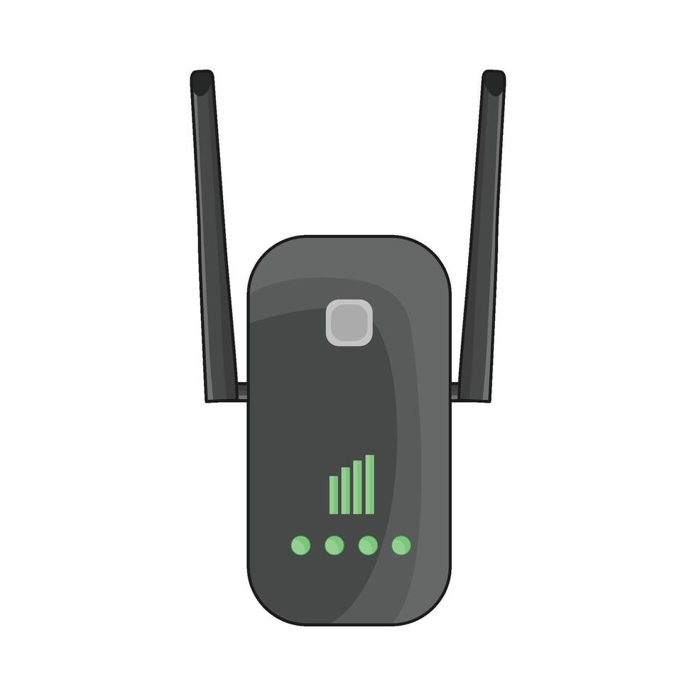 illustration of wifi repeater vector