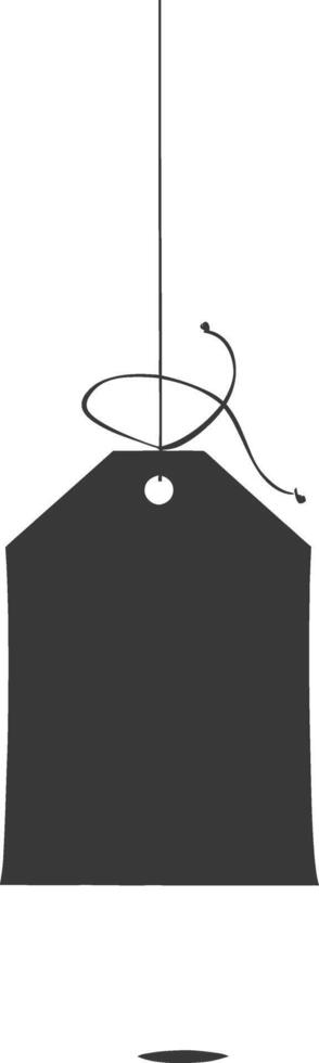 Silhouette tea bag black color only vector
