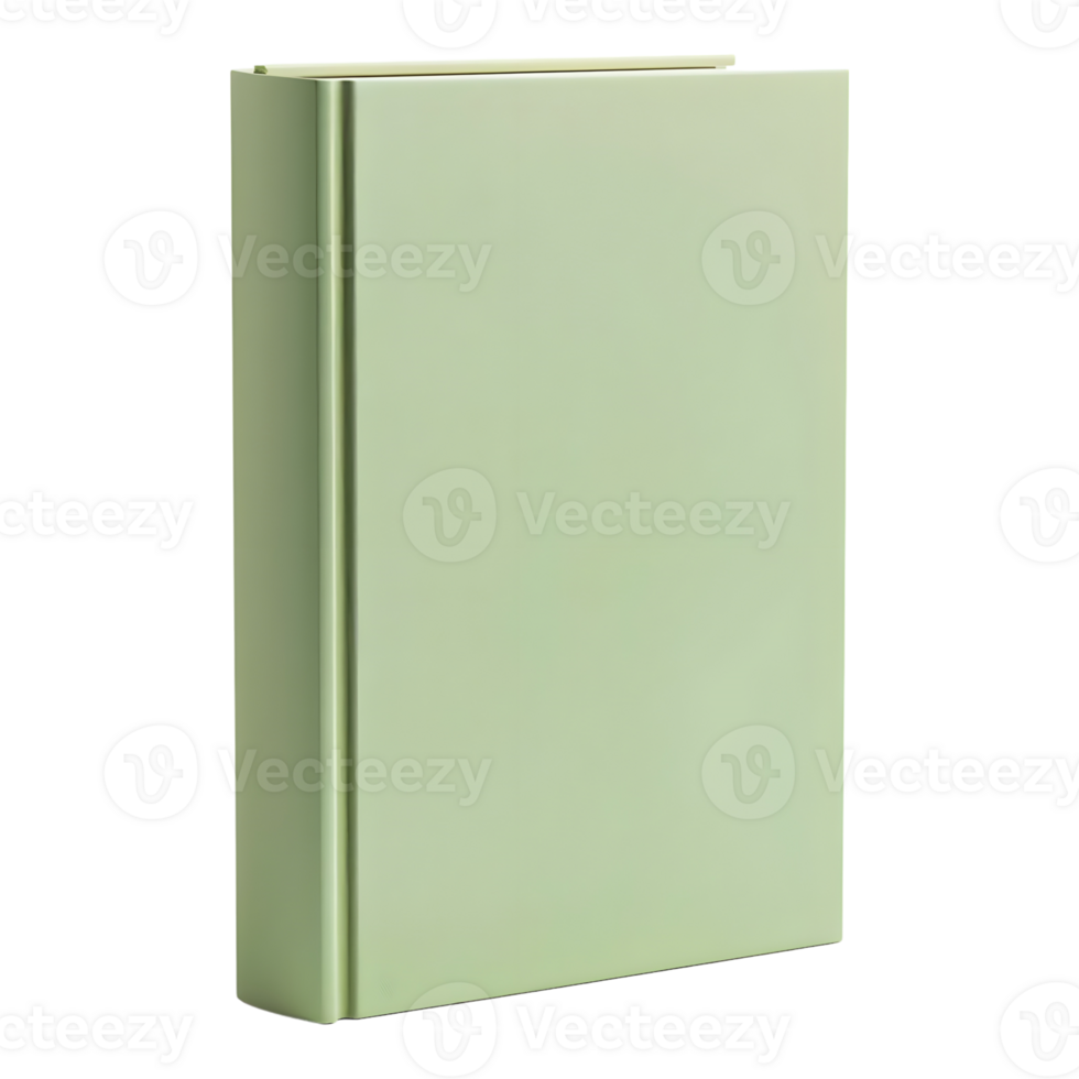 Solid Color Book for Mockup on Transparent background png