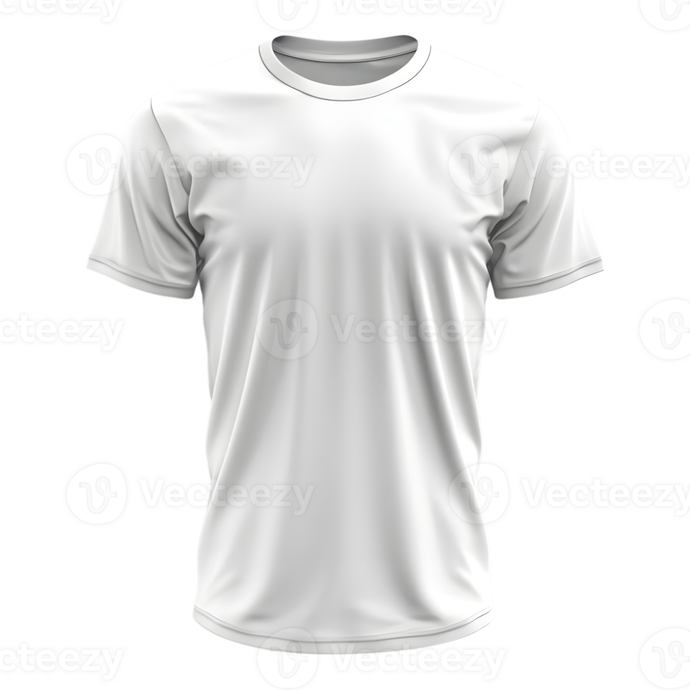 T-shirt for mockup on Transparent background png