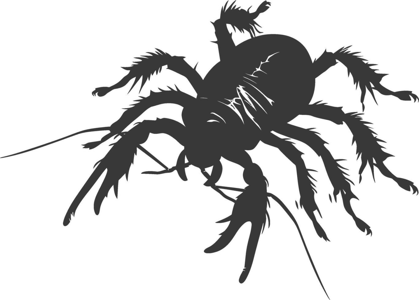 Silhouette lice animal black color only vector
