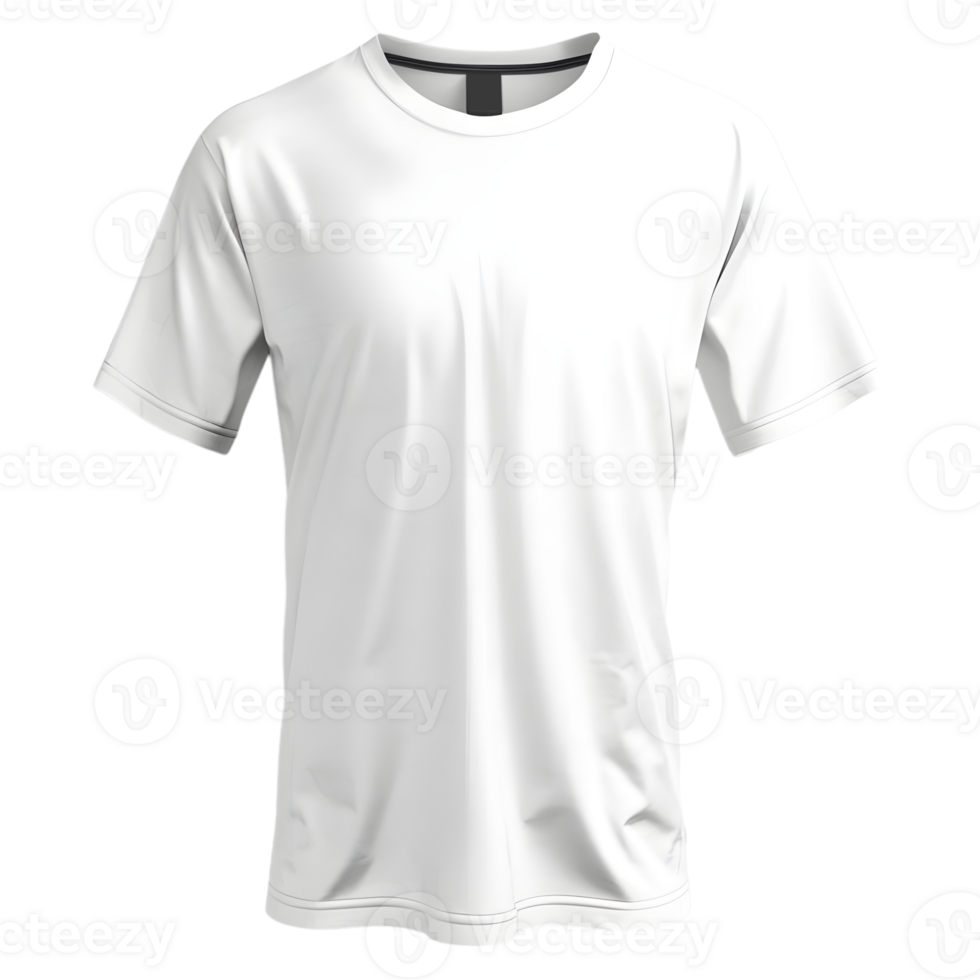 T-shirt for mockup on Transparent background png
