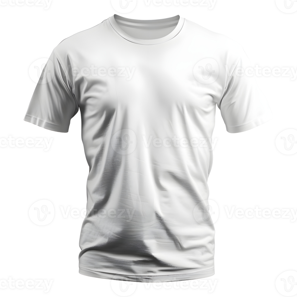 T-shirt for mockup on Transparent background png