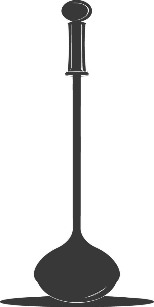 Silhouette toilet plunger black color only vector