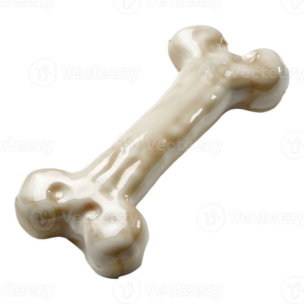 White Dog Bone on Transparent background png