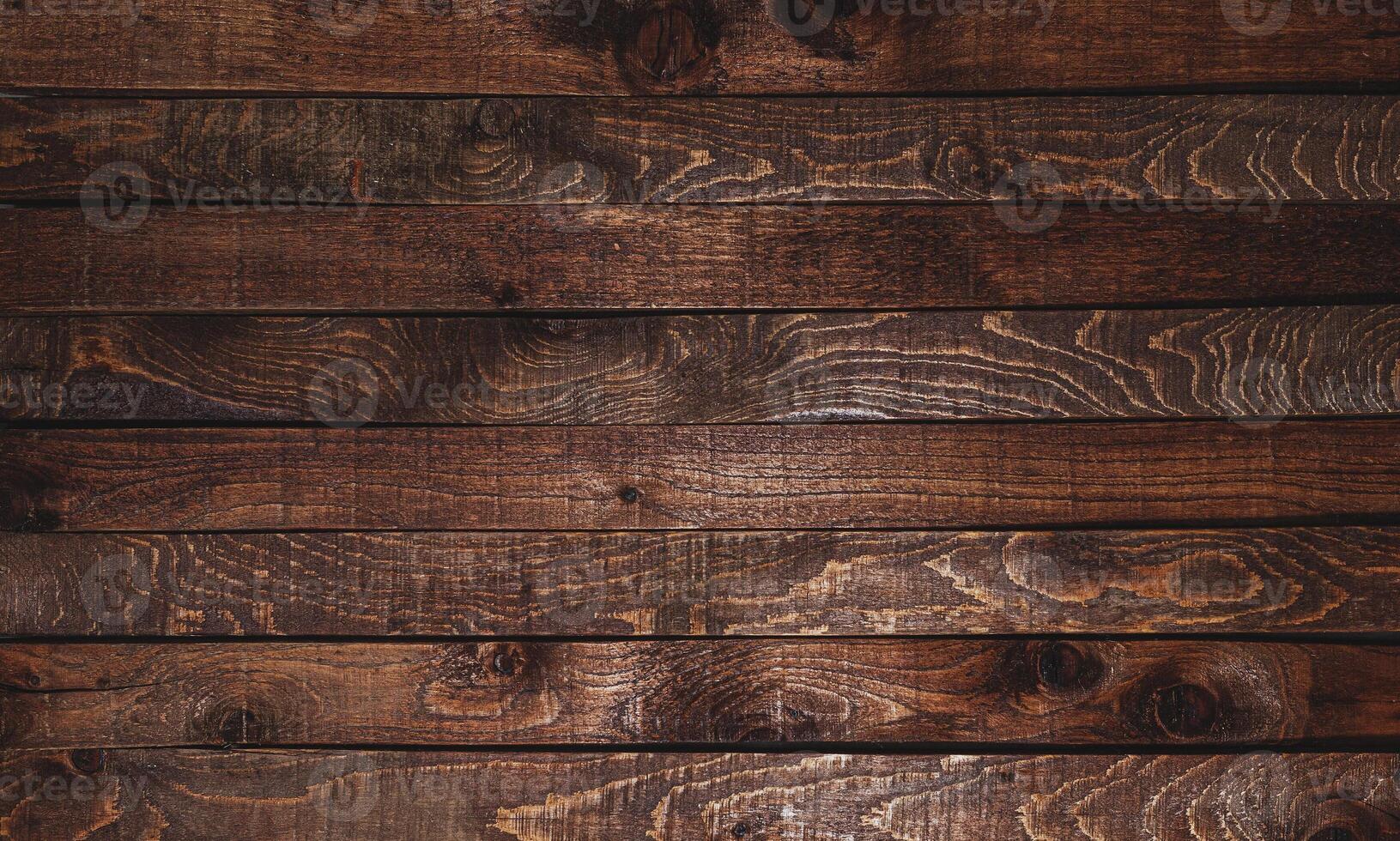 Vintage wooden planks background, old wood texture, top view photo