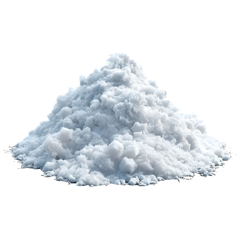Stack of Salt on Transparent background png