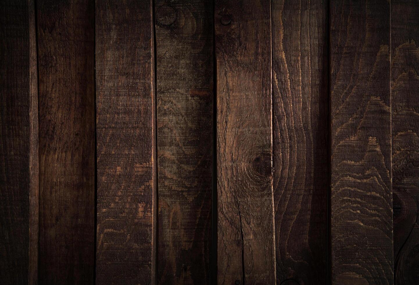 textura de madera oscura. Paneles de madera oscura de fondo. foto