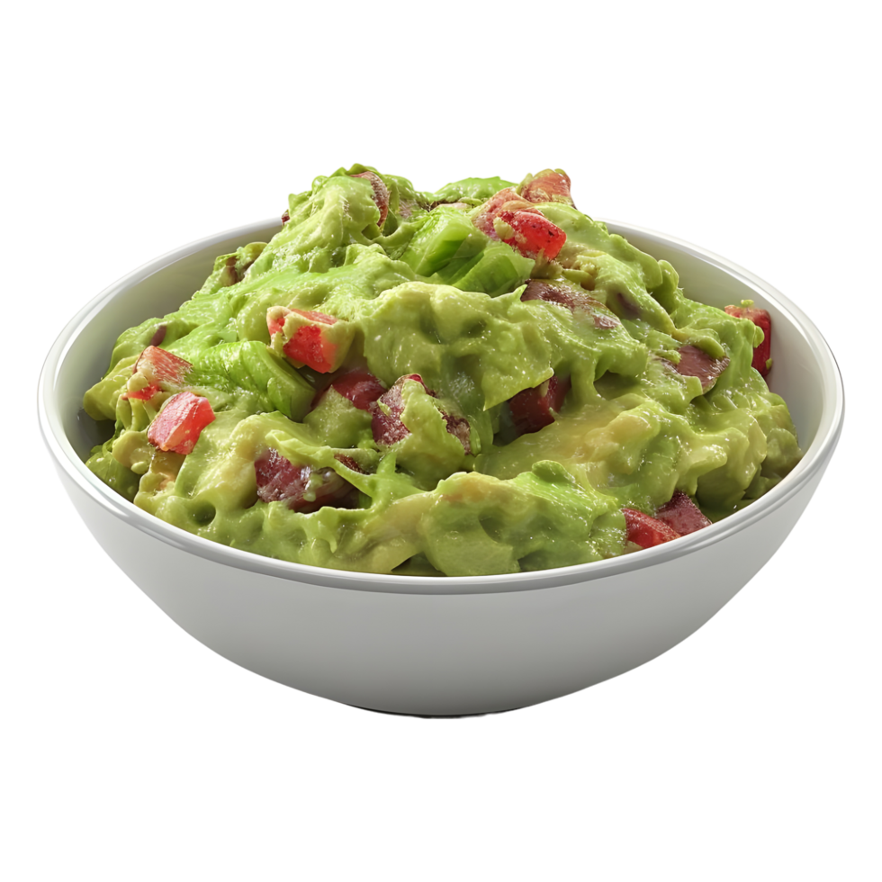 3D Rendering of a Mint Sauce in a Bowl on Transparent Background png