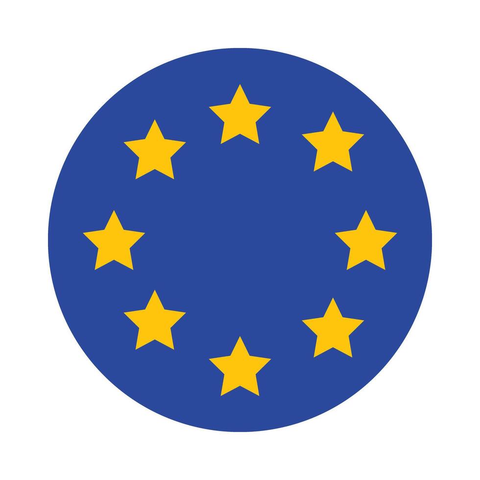 EU Vector Flat Icon