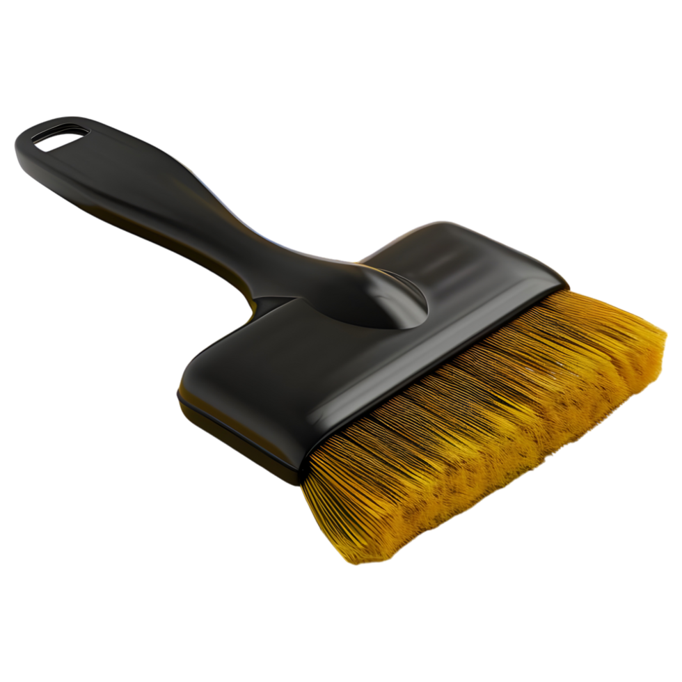 3D Rendering of a Brush on Transparent Background png