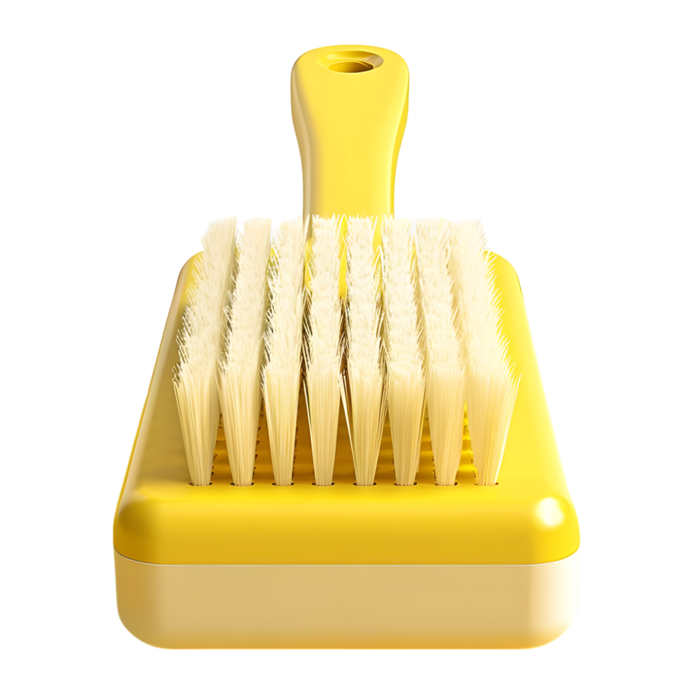 3D Rendering of a Brush on Transparent Background png