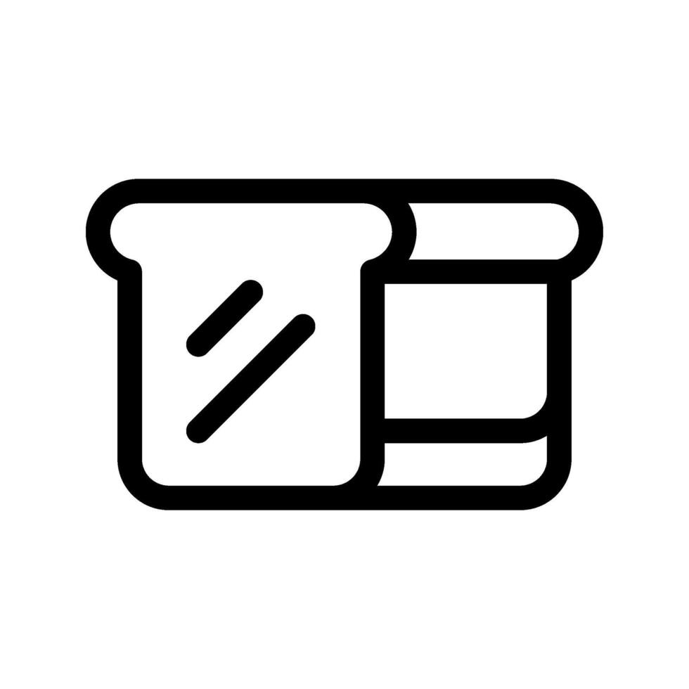 un pan icono símbolo diseño ilustración vector