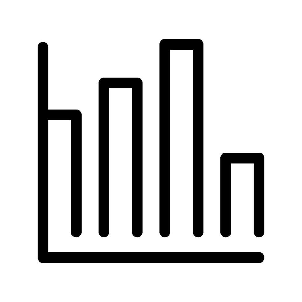 Bars Graphic Icon Symbol Design Illustration vector