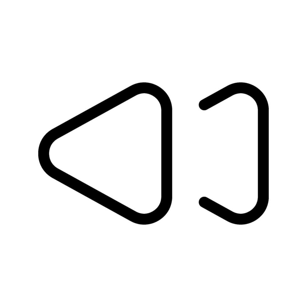 Previous Icon Symbol Design Illustration vector