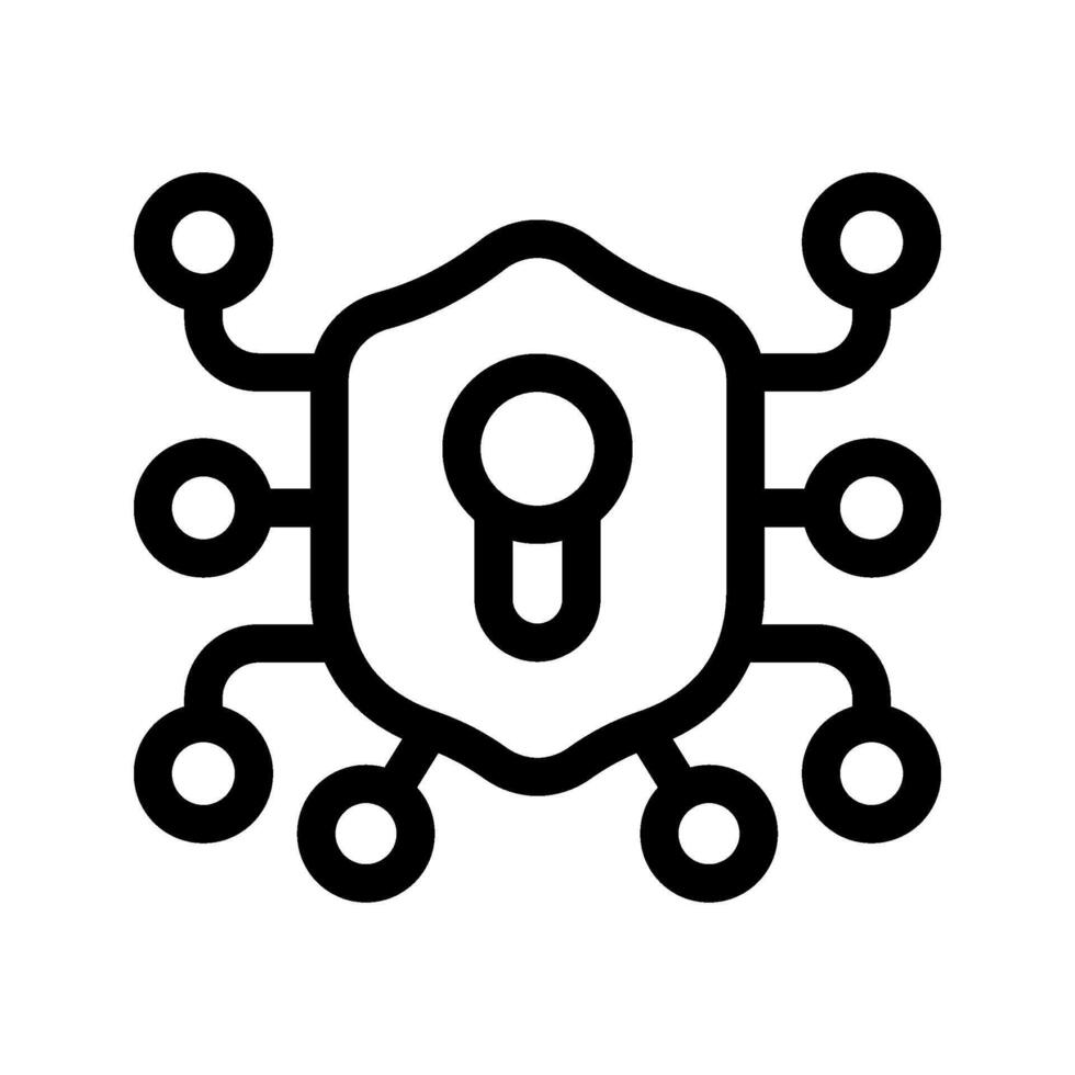 Cyber Security Icon Symbol Design Illustration vector