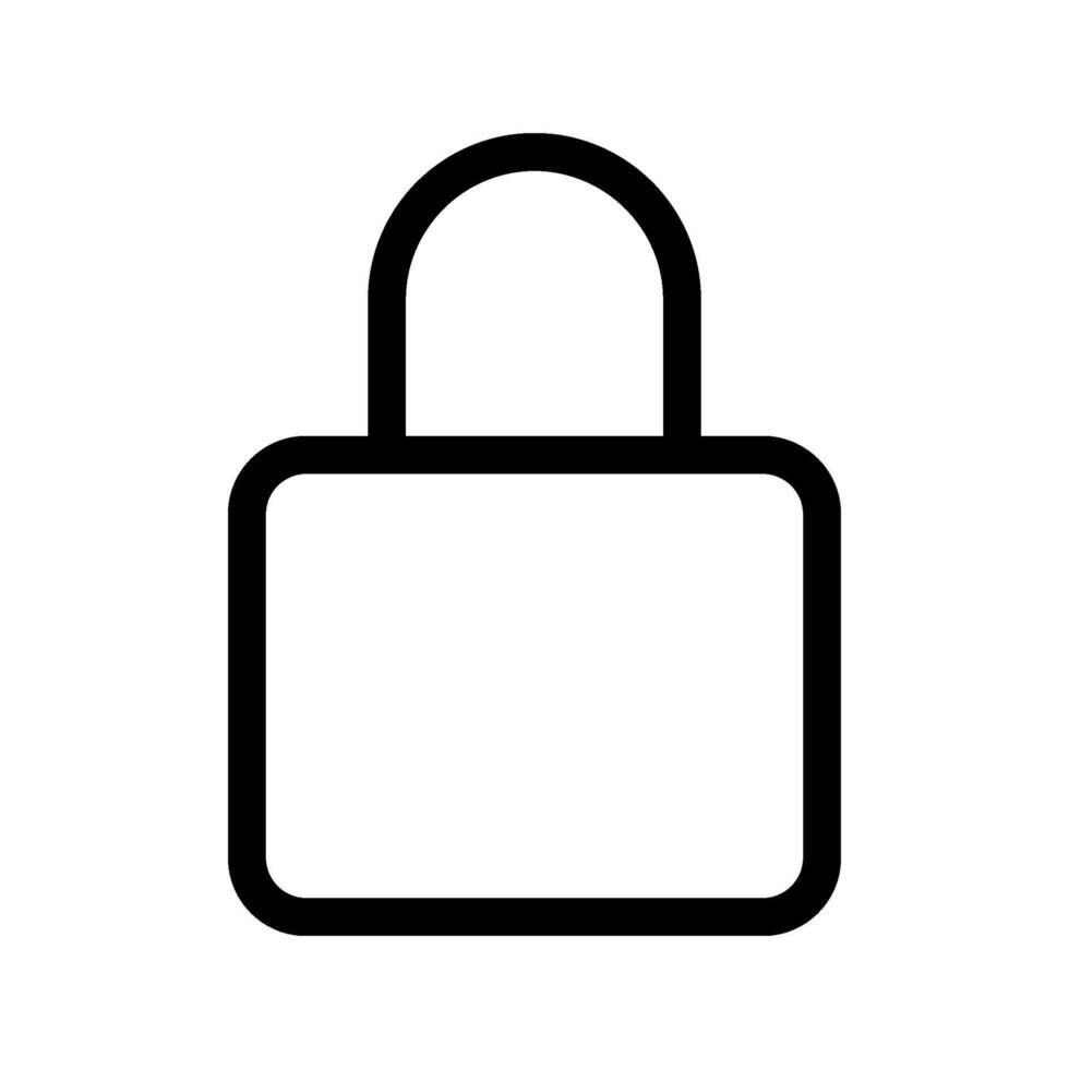 Lock Icon Symbol Design Illustration vector