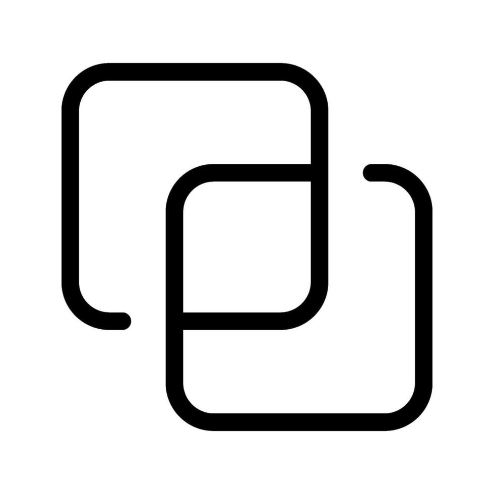 Intersect Icon Symbol Design Illustration vector