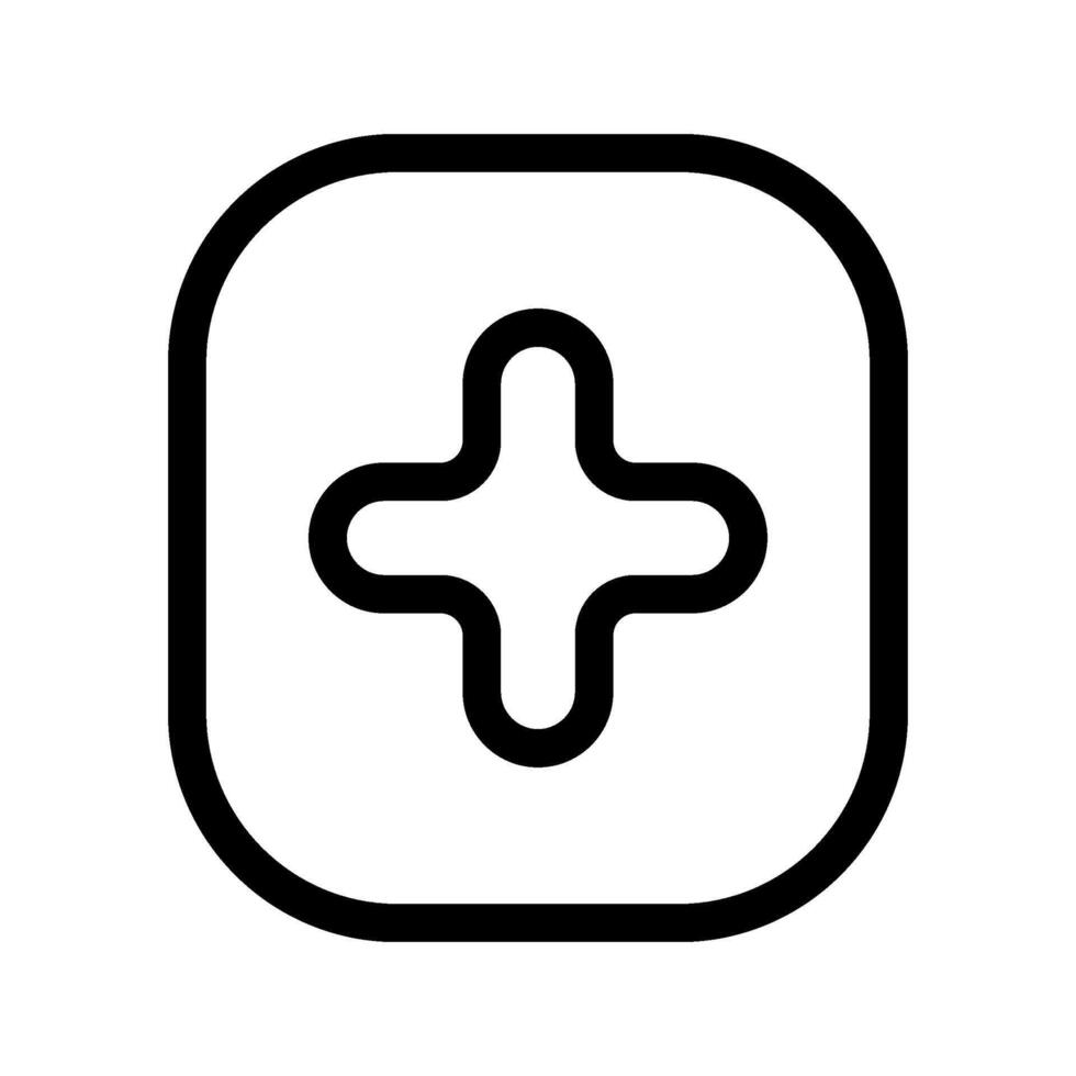 Plus Icon Symbol Design Illustration vector