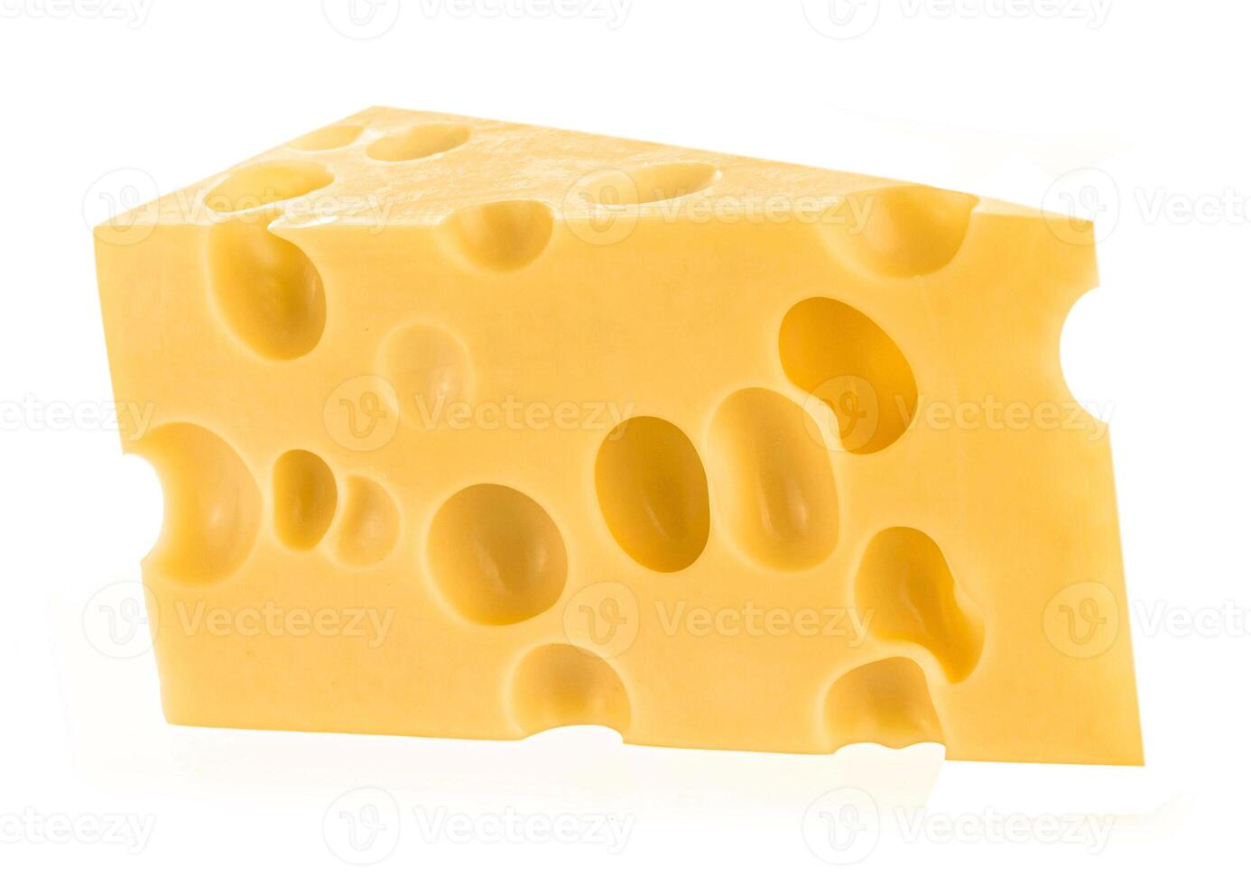 Cheese isolated on white background. photo