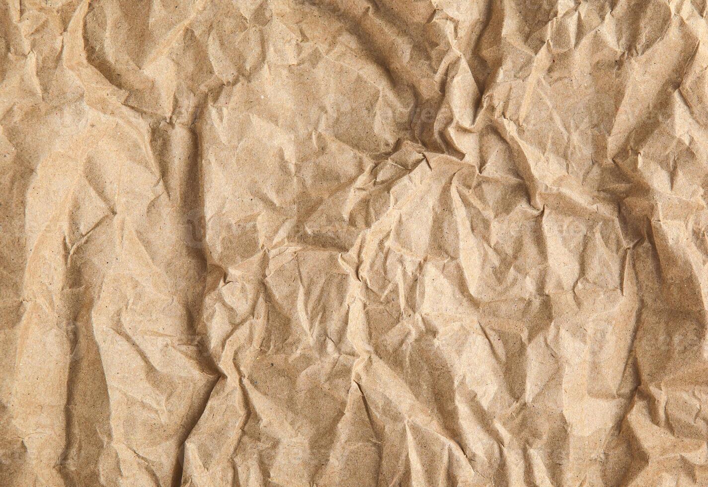 Texture of crumpled paper photo
