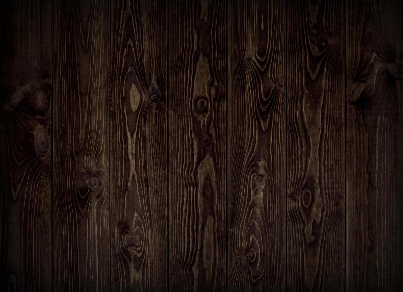 Dark wood texture, old panels background photo