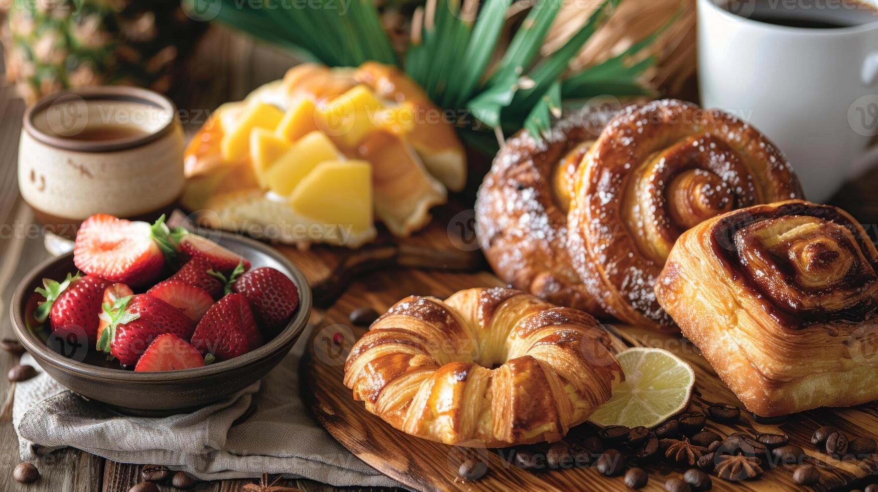 Take a trip to the tropics without leaving your home with this delectable spread of islandinspired pastries and locally sourced coffee photo