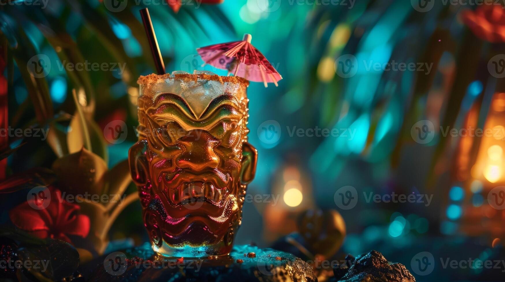 A team of adventurers sets out to find a mythical tiki bar hidden deep in the jungle said to hold the key to unlocking the secrets of the ultimate tropical cocktail photo