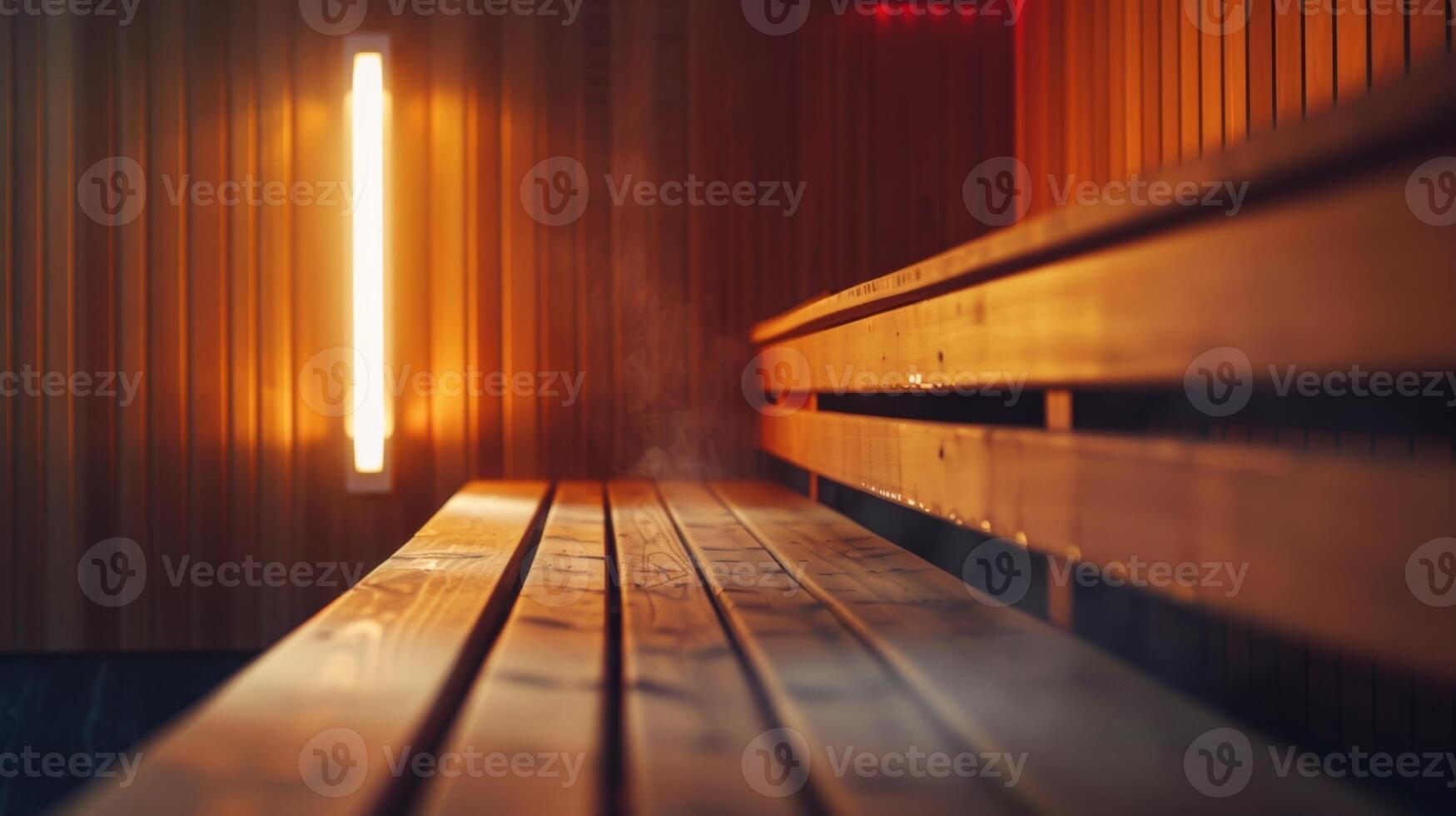The soothing warmth of the sauna aiding in muscle recovery and injury prevention for athletes and fitness enthusiasts. photo