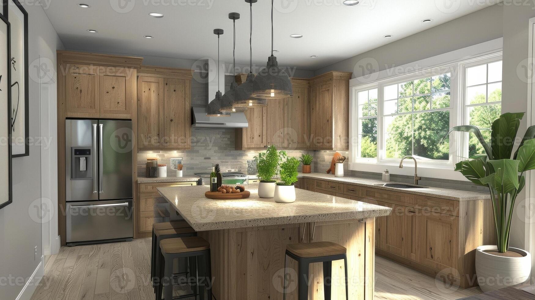 Convenience meets style in this accessible kitchen where seniors can easily whip up their favorite recipes with the help of lower countertops and strategically p appliances photo