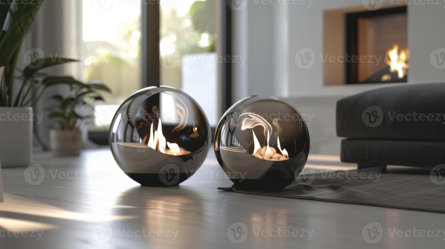 The fire orbs slim and graceful structure makes it an ideal choice for smaller apartments or studio spaces adding a touch of warmth and style. 2d flat cartoon photo