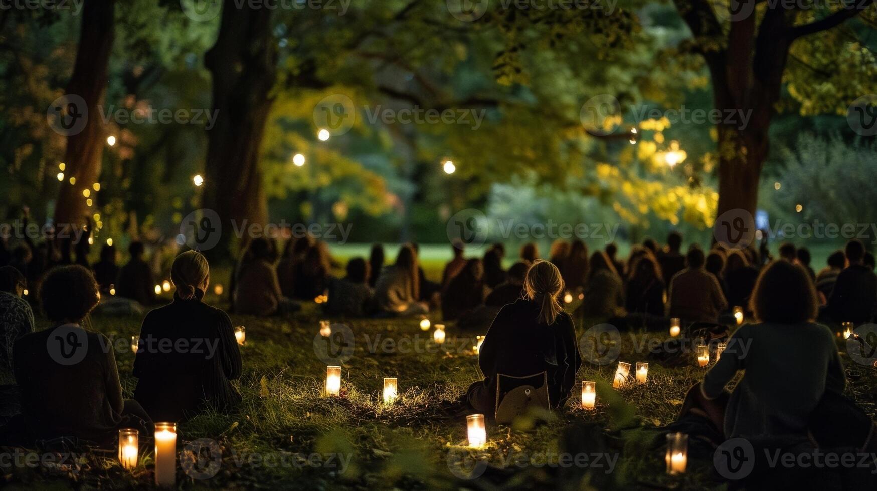 el alumbrado por velas reunión proporciona un Perfecto fondo para punteo aves en su natural habitat gratis desde el ruido y distracciones de el ciudad. 2d plano dibujos animados foto