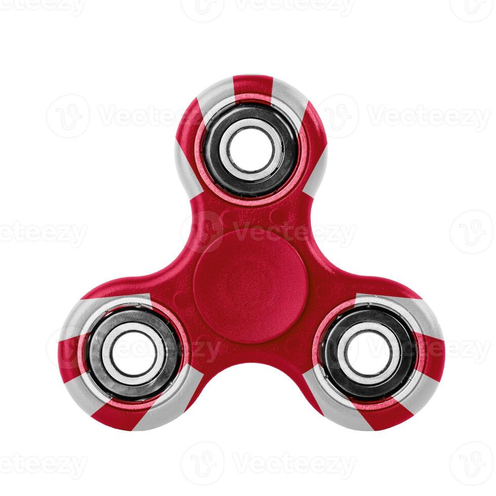 Fidget spinner with Japan flag theme photo