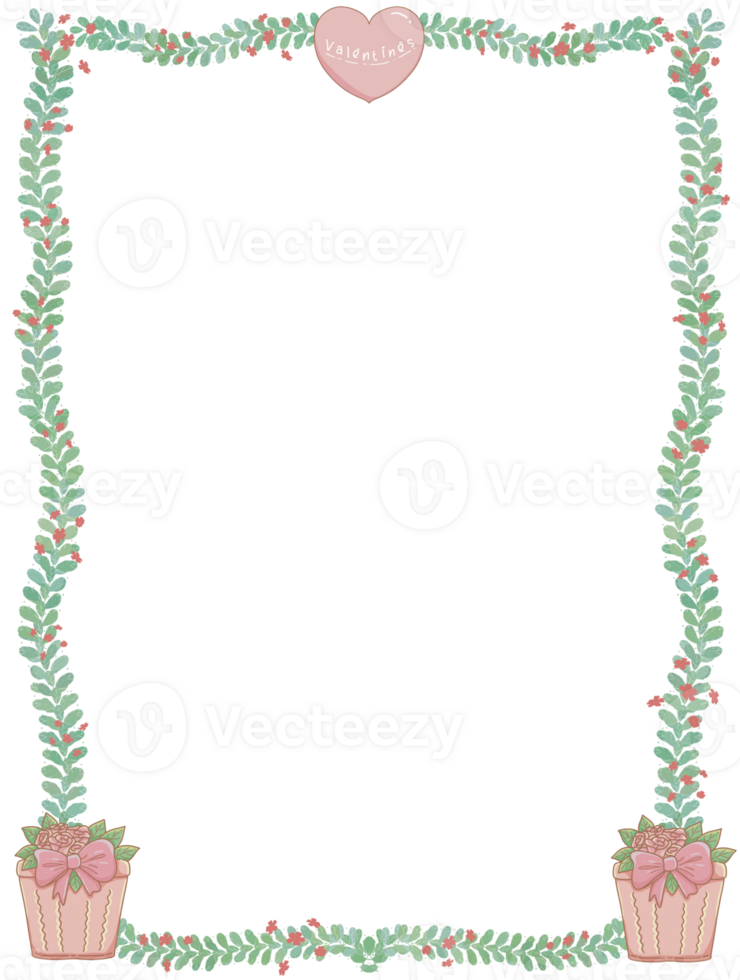 schattig pastel kleuren kader png