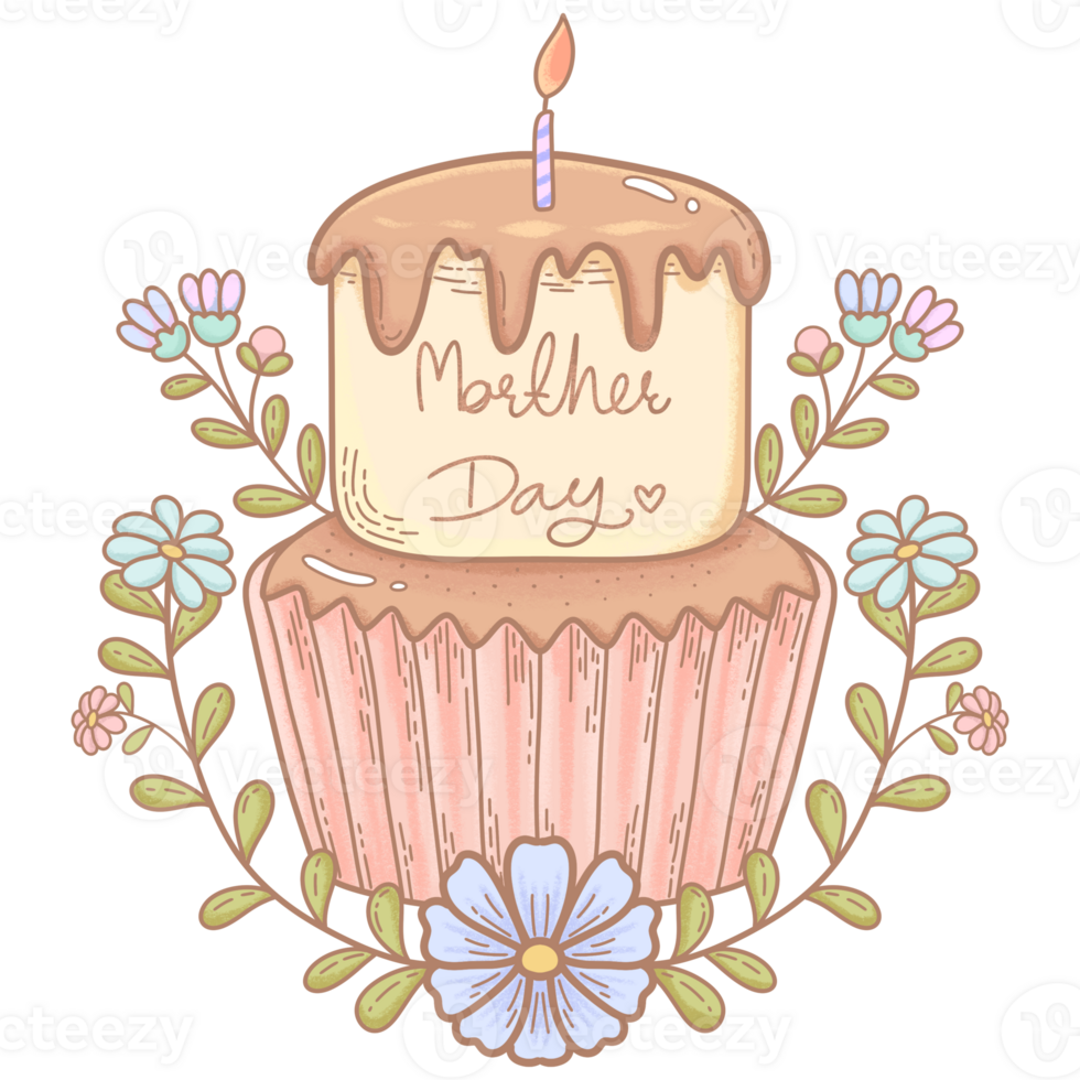 Mother day mom and kid png