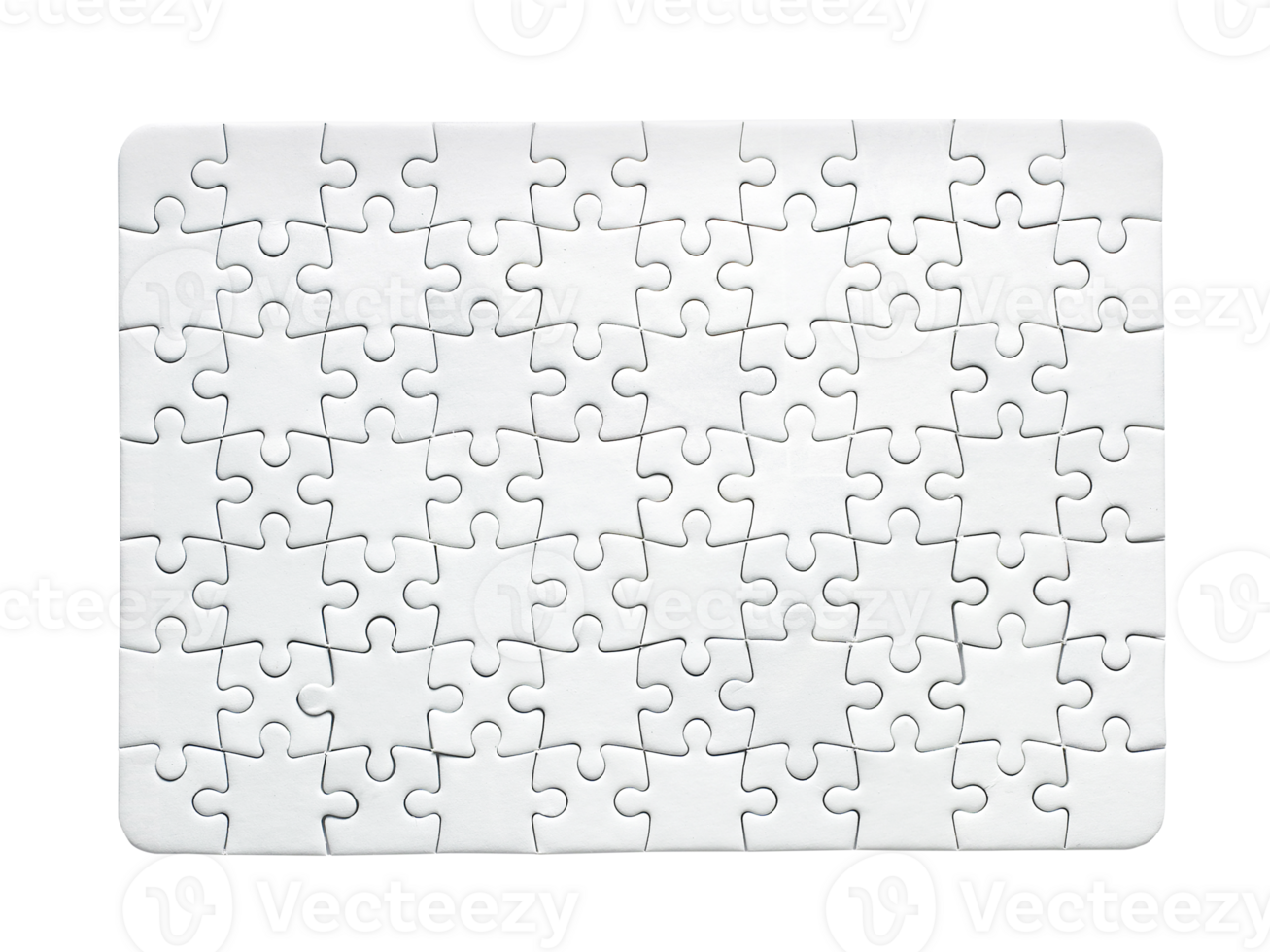 Puzzle simple pattern, transparent background png