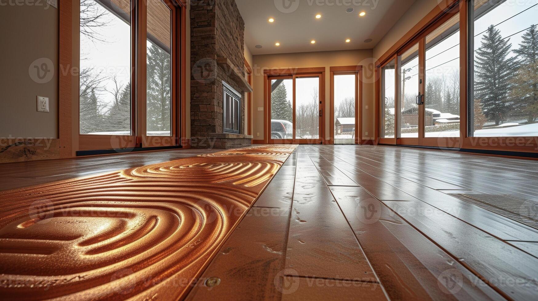 Upgrade your homes heating system with radiant floor heating and enjoy the benefits of evenly distributed heat throughout the entire space. Our images capture the precis photo