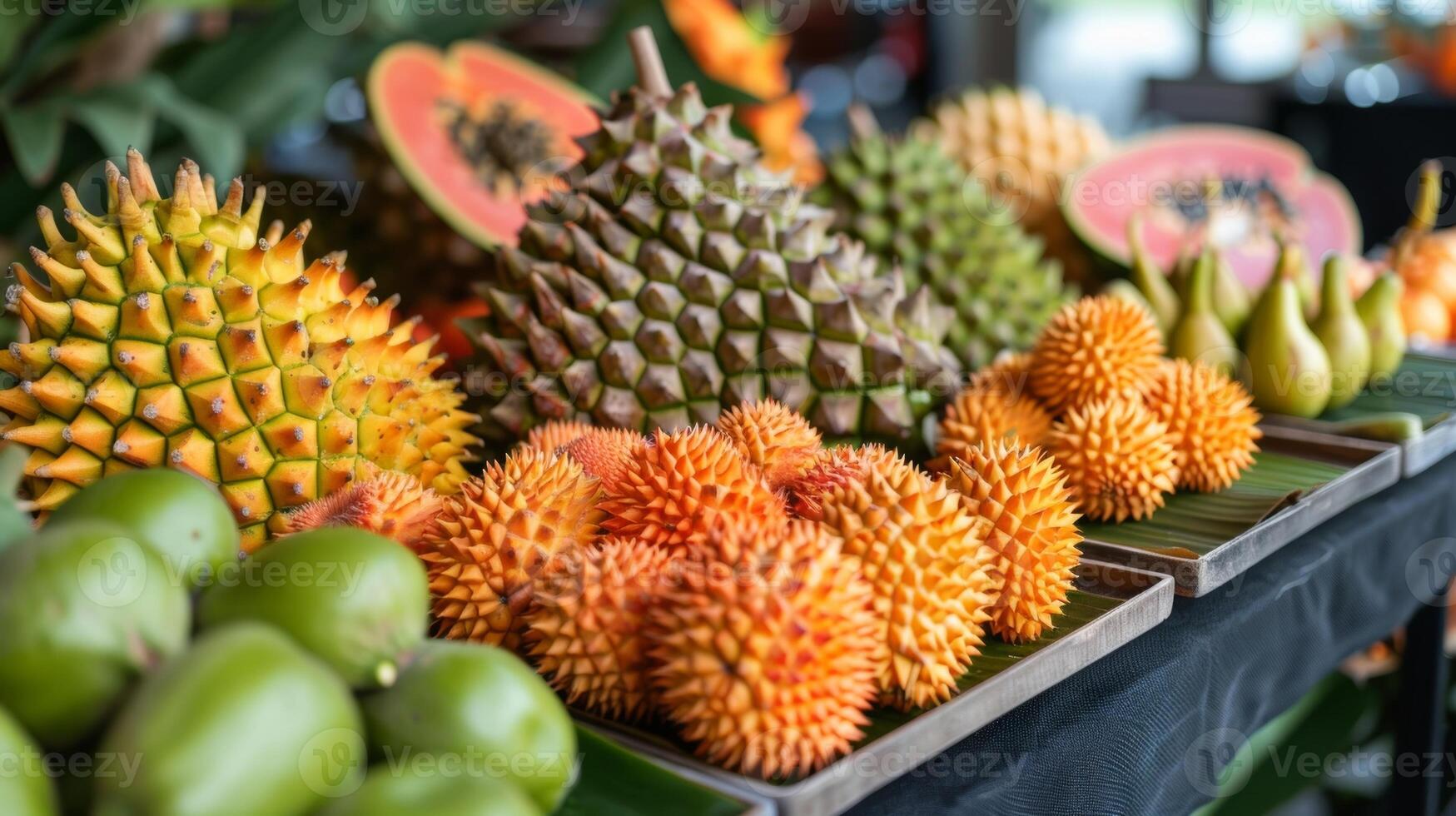 From jackfruit to rambutan this buffet showcases the finest and rarest of fruits photo