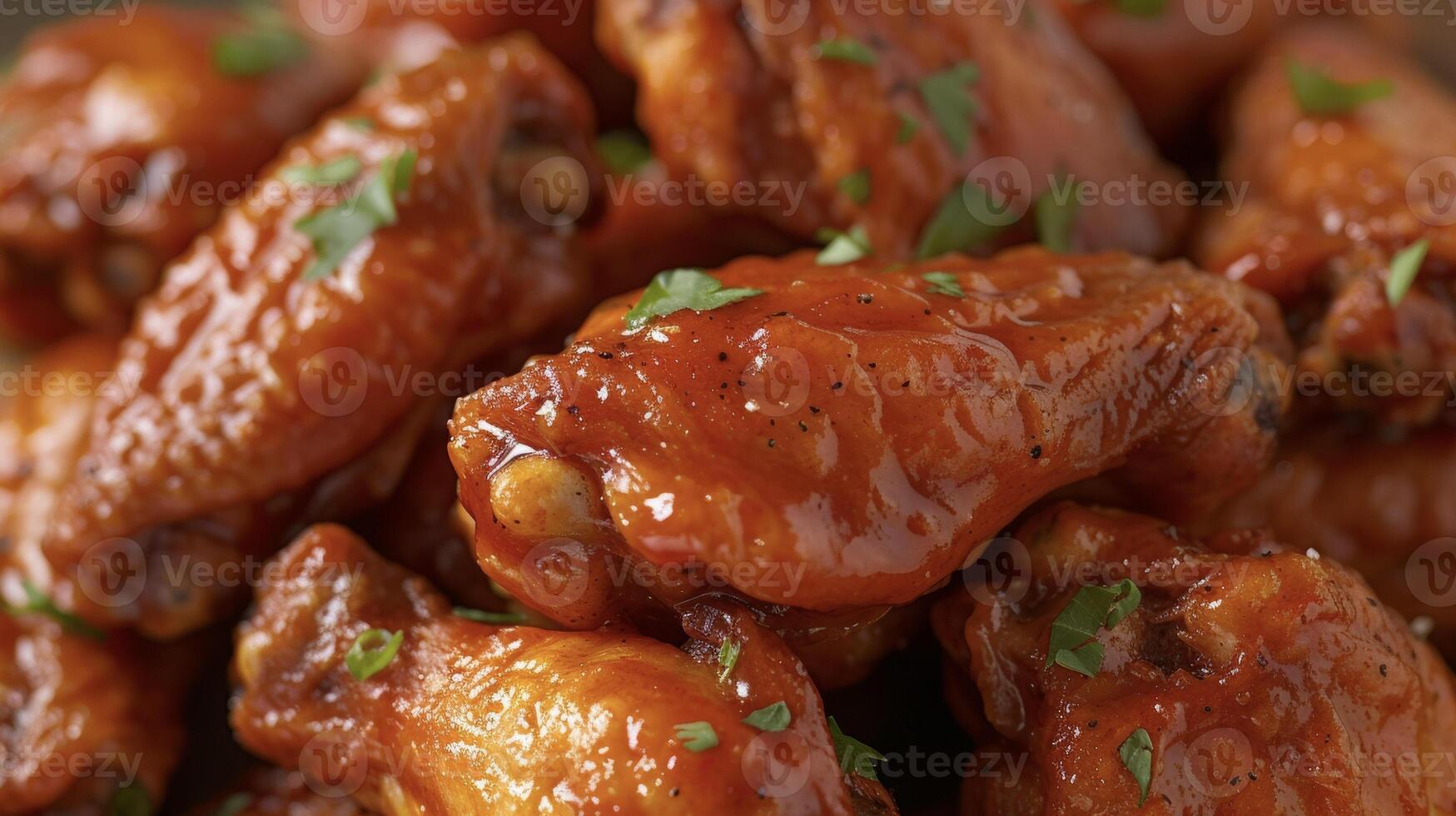 These fiery buffalo wings are the perfect balance of heat and flavor with a y kick that will leave you wanting to lick your fingers clean photo