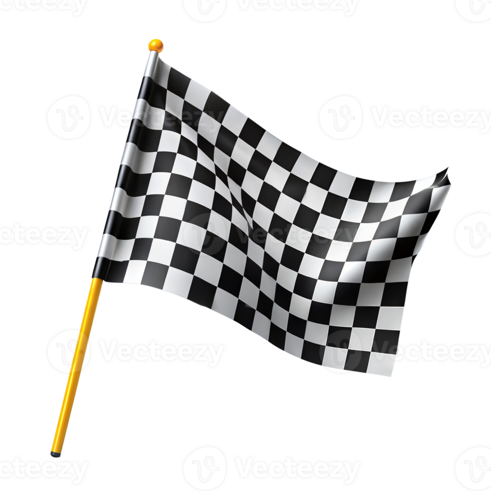 A checkered flag symbolizing the end of a race png
