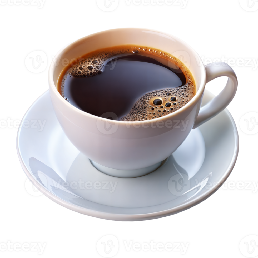 A freshly brewed cup of hot coffee, steam rising png