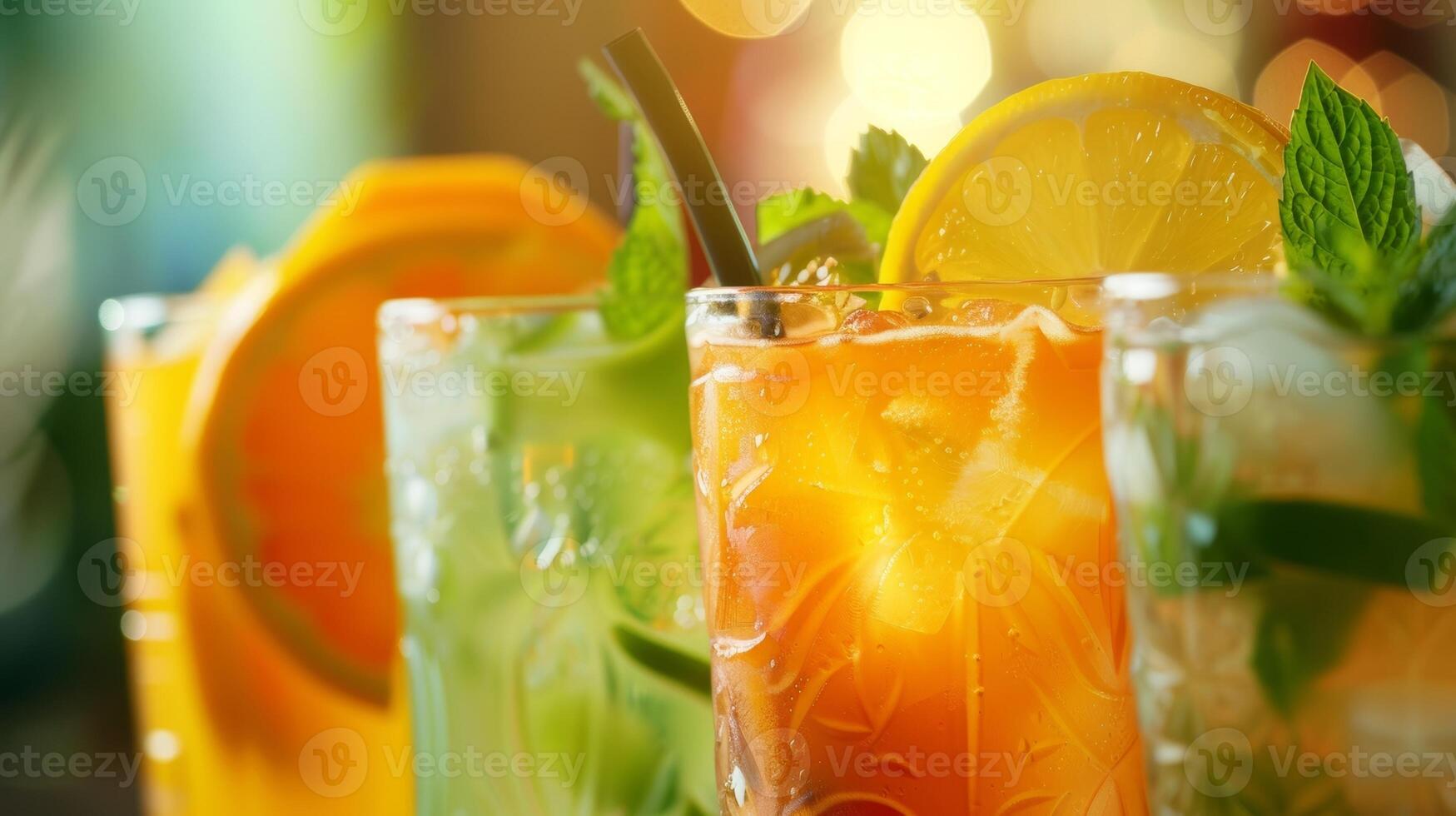 Enjoy a variety of tropical mocktails ranging from classic favorites to innovative and exotic blends perfect for any occasion photo