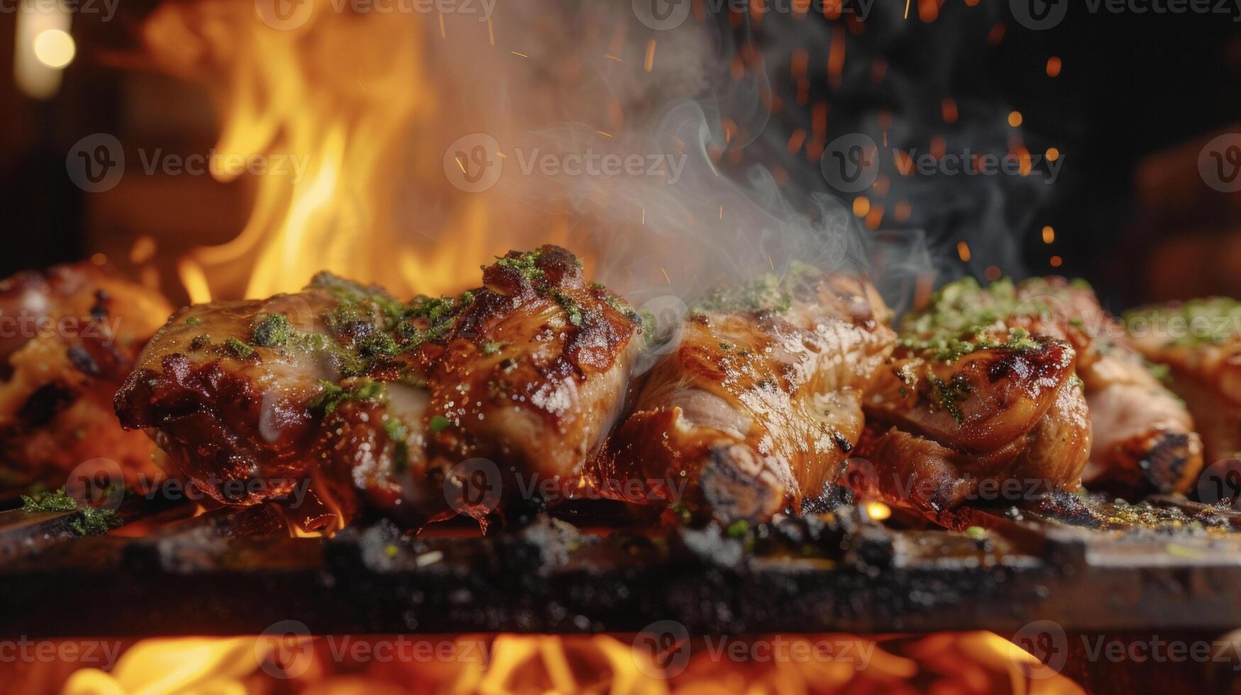 Transport your taste buds to the vibrant streets of Cuba with a plate of meltinyourmouth lechon seasoned with a blend of citrus cumin and oregano. The smoky essence from th photo