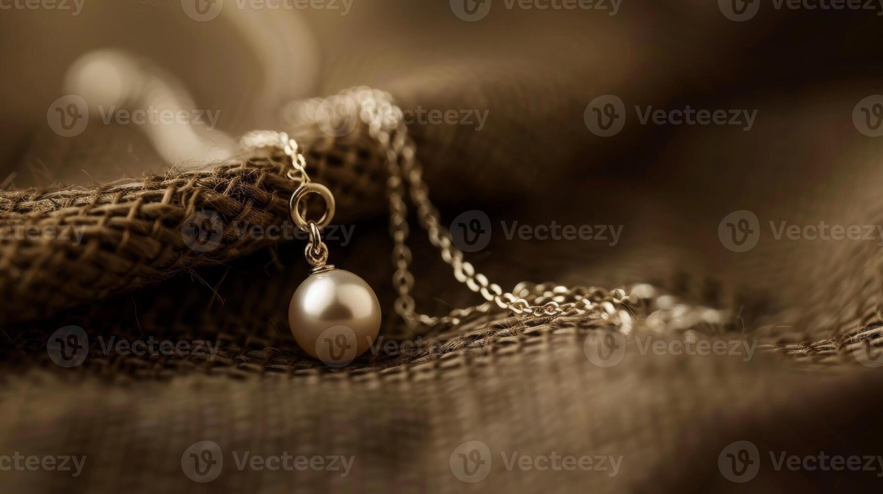 A simple and timeless pair of silver drop earrings with a thin chain and a single pearl photo