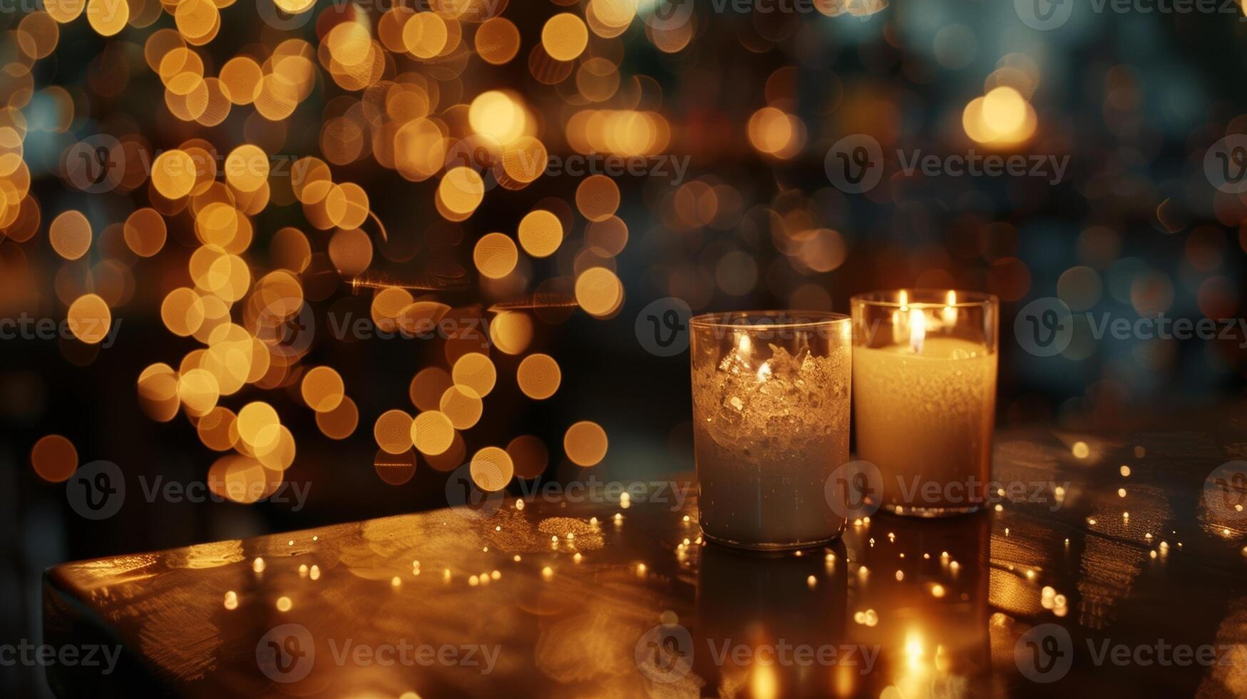As the movie began the candles seemed to dance along with the characters on screen adding to the magical ambiance. 2d flat cartoon photo
