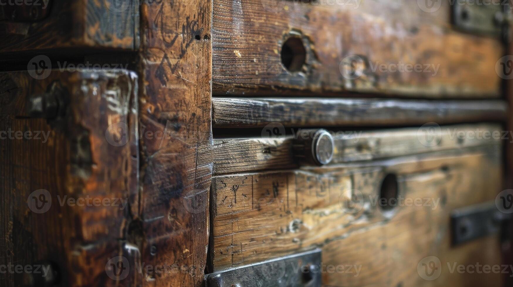 A small hidden compartment for storing prized and rare wines accessible only to the owner of the cellar photo