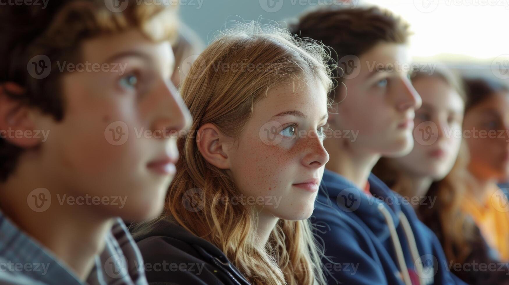 A group of students attentively watching a tutor demonstrate advanced wheelthrowing techniques. photo